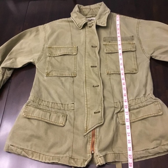 Free People Seize The Day Military Oversized Jacket Size XS - Picture 13 of 14